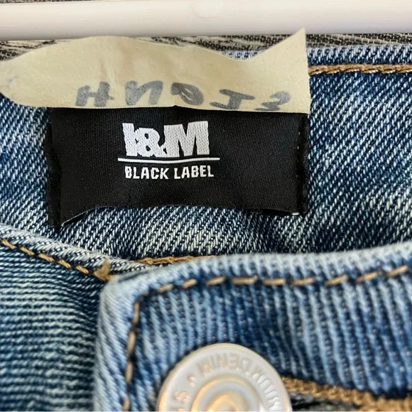 I&M Black Label Button Fly Straight Leg Jeans Size 7 (28) - Picture 6 of 7